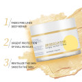 Masque facial anti-rides OEM personnalisé pour soins de la peau Masque facial en argile éclaircissant de luxe en or 24K